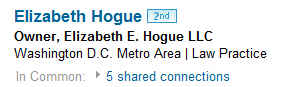 Elizabeth Hogue Esq on LinkedIn