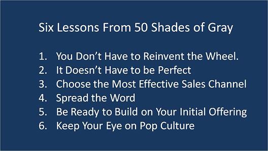 Six Lessons from Fifty Shades of Gray