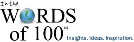 WORDSof100 logo