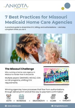 7 missouri Medicaid Home Care best practices - part 1