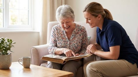 AI doesn't do the caring. It clears the paperwork out of the way so caregivers can focus on the people they serve.