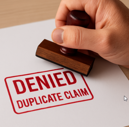 Denied Duplicate Claim