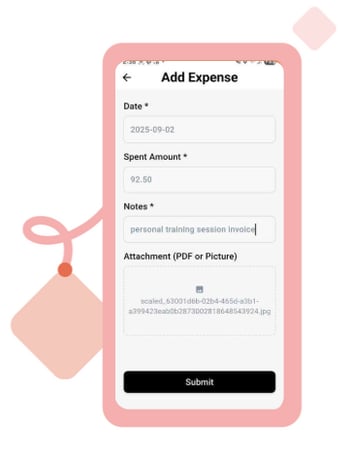 FMS Add Expense