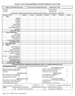 Home Care Forms DMAS97