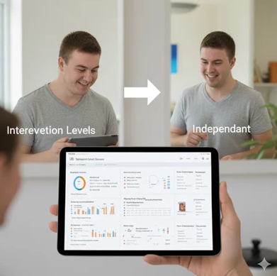 Outcomes - combine intervention level with result
