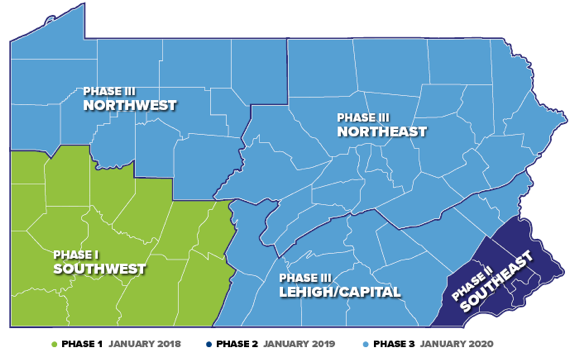 Highmark Health Map HHA Exchange for Pennsylvania Home Care Medicaid Reimbursement