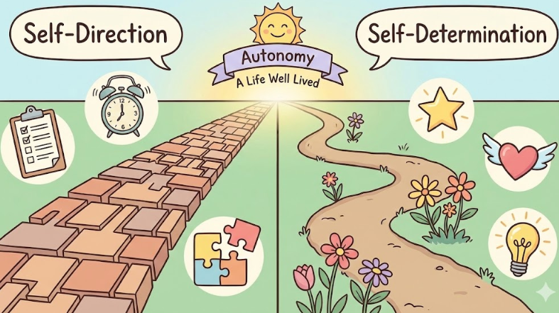 self-direction vs self-determination